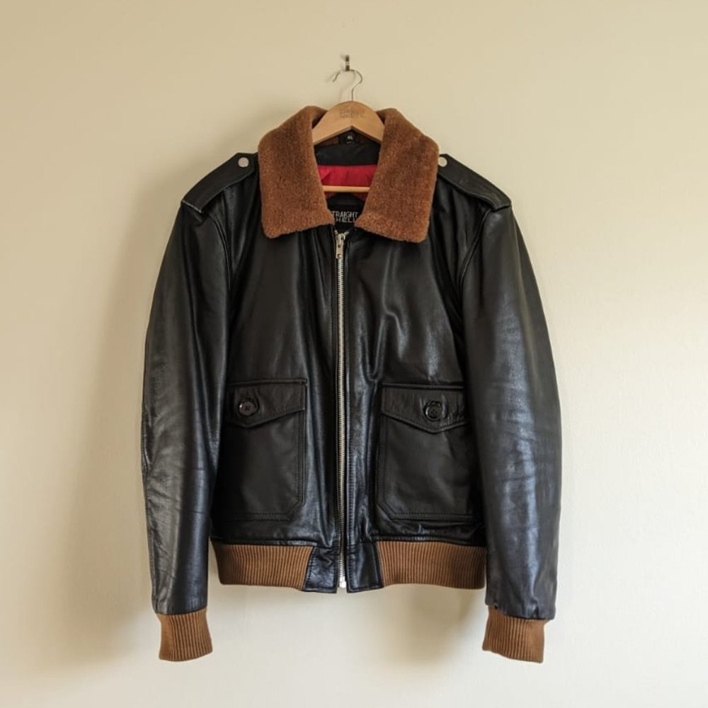 Straight to Hell Leather Jacket - AVONDALE